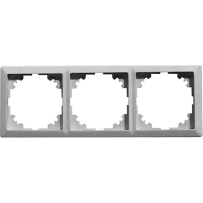 Рамка e.lux.10064L.3.fr.ivory 3-містна, Слоновая кость (ins0040054)