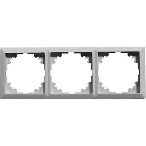 Рамка e.lux.10064L.3.fr.ivory 3-містна, Слоновая кость E.NEXT