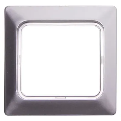 Рамка e.lux.12094L.1.fr.wp.aluminium для вологозахищеної розетки, алюміній (ins0040088)
