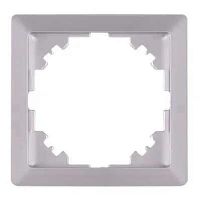Рамка e.lux.10024L.1.fr.aluminium 1-містна, алюминий (ins0040089)