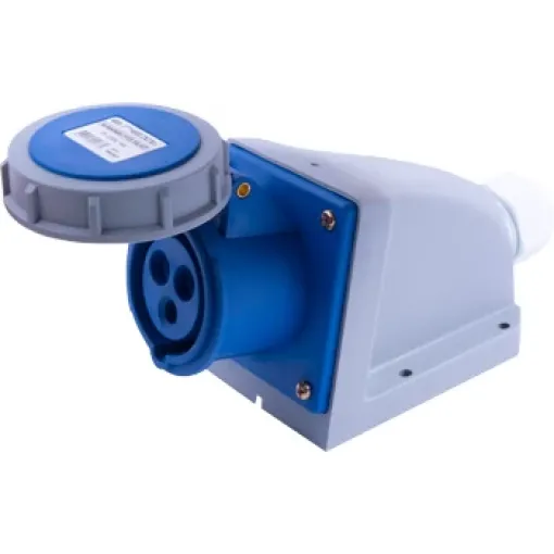 Силовая розетка стационарная e.socket.113.16.67, 3п., 230В, 16А, IP 67 E.NEXT