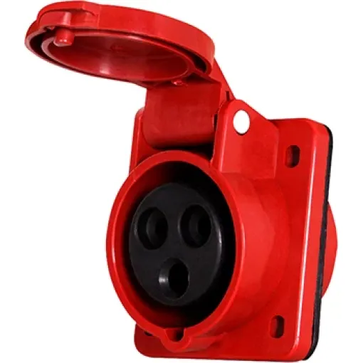 Силова розетка, що вбудовується e.socket.pro.3.16.wall, 3п., 230В, 16А (413) ENEXT