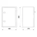 Корпус ударопрочный с АБС-пластика e.plbox.400.500.175.blank, 400х500х175мм, IP65 E.NEXT