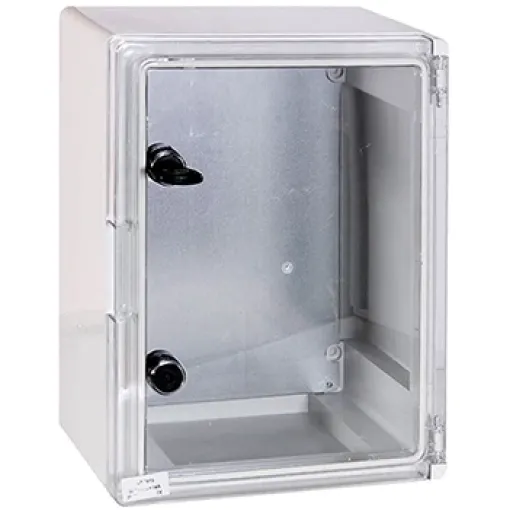 Корпус ударопрочный с АБС-пластика e.plbox.350.500.195.tr, 350х500х195мм, IP65 с прозрачной дверью E.NEXT