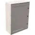 Корпус удароміцний з АБС-пластика e.plbox.500.700.245.88m.blank, 500х700х245мм, IP65 з панеллю під 88 модулів ENEXT