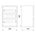 Корпус ударопрочный с АБС-пластика e.plbox.350.500.195.45m.tr, 350х500х195мм, IP65 с прозрачной дверью і панелью под 45 модулей E.NEXT