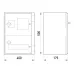 Корпус ударопрочный с АБС-пластика e.plbox.400.500.175.3f.6m.blank, 400х500х175мм, IP65 с панелью под 3 - фазный счётчик і 6 модулей E.NEXT Корпус ударопрочный с АБС-пластика e.plbox.400.500.175.3f.6m.blank, 400х500х175мм, IP65 с панелью под 3 - фазный счётчик і 6 модулей E.NEXT
