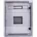 Корпус ударопрочный с АБС-пластика e.plbox.400.500.175.3f.6m.tr, 400х500х185мм, IP65 с прозрачной дверью, панелью под 3 - фазный счётчик і 6 модулей E.NEXT