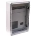 Корпус ударопрочный с АБС-пластика e.plbox.400.600.200.3f.20m.tr, 400х600х200мм, IP65 с прозрачной дверью, панелью под 3 - фазный счётчик і 20 модулей E.NEXT