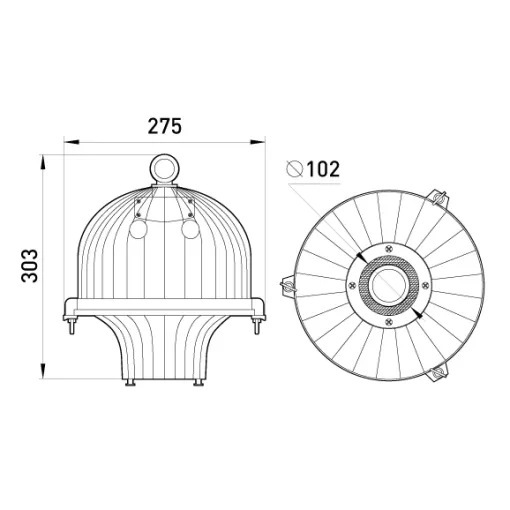 Блок ПРА e.na.high.light.2201.400 до підвісних світильників серії 2201, натрієвий, 400 Вт ENEXT