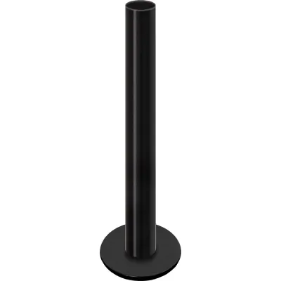 Опора сталева e.street.bollard.st.600.black, висота 600мм, діаметр 60мм, чорна (l0120060)