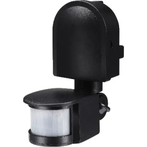 Датчик руху інфрачервоний e.sensor.pir.10F.black(чорний), 180 , IP44 E.NEXT