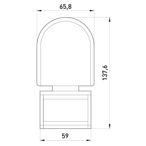 Датчик руху інфрачервоний e.sensor.pir.10F.black(чорний), 180 , IP44 E.NEXT