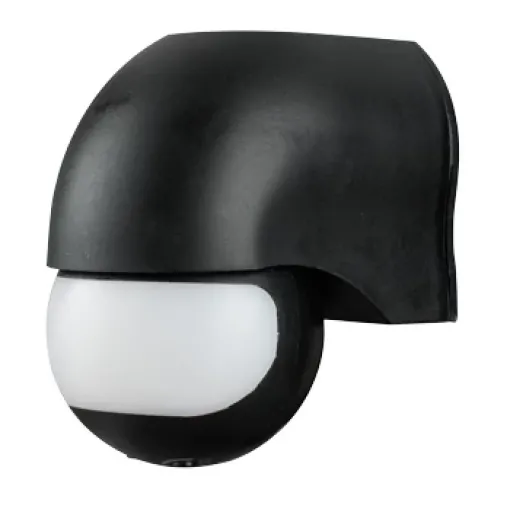 Датчик руху інфрачервоний e.sensor.pir.12.black(чорний), 180 , IP44 ENEXT