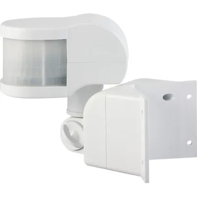 Датчик руху інфрачервоний e.sensor.pir.13.white(білий) 270 , IP44 (s061018)