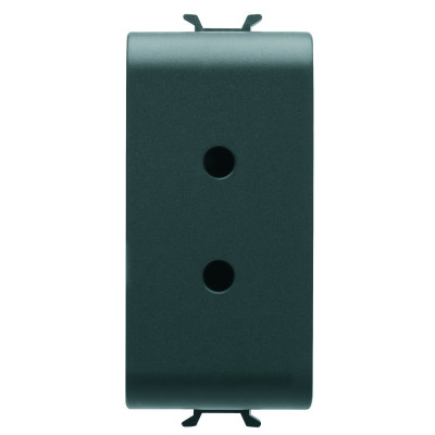 SELV розетка  1 модуль чёрный Серия Chorus GW12451
