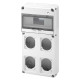 Q-DIN 10 модулів 2 фланця IEC 16A + 2 IEC 16/32 A GW68003N