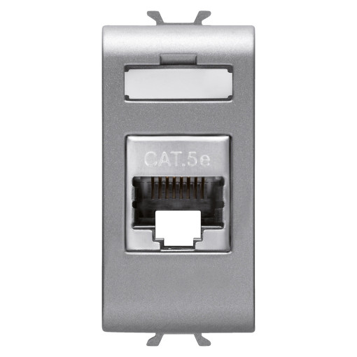 RJ45 розетка Category 5e  1 модуль