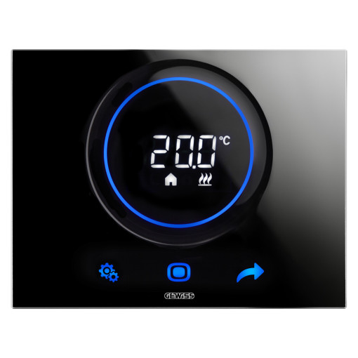 Термостат настінний THERMO ICE WI-FI чорний Серія Chorus