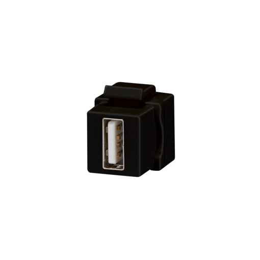 Соединитель USB  мама/мама тип А чёрный