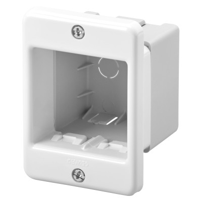 https://gewiss.com/ww/en/products/experience-catalogue/catalogs/series/product/domotics/chorus---domestic-range-black-modular-devices/GW24010 самонесуча 2 поста Колір - білий System GW24010