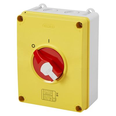 ізолятор  https://gewiss.com/ww/en/products/experience-catalogue/catalogs/series/product/building/ib-range-interlocked-socket-outlets-iec-309-standards/GW27202 ізольований корпус  Запірна червона ручка GW70437NP
