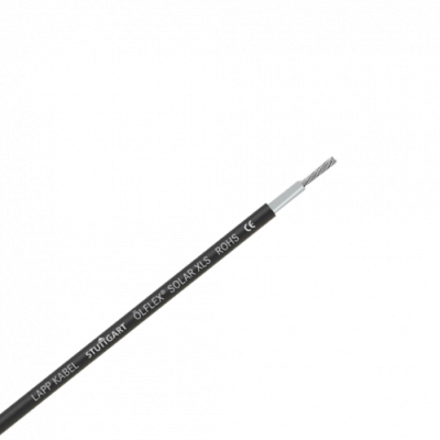 Кабель 1X6мм² ÖLFLEX SOLAR XLS-R (WH/BK)