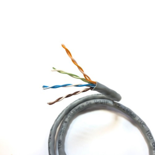 Кабель витая пара Cat 5e U/UTP 4x2x24AWG ЗЗЦМ