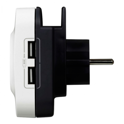 Розетка 2К+З 16 А з ПЗІП і USB роз`ємами Legrand 694671