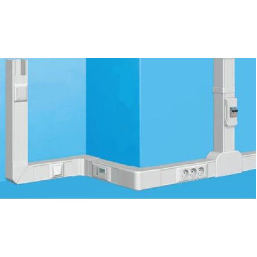 Короб пластиковый белый 80х50мм (с гибкой крышкой) Legrand DLP