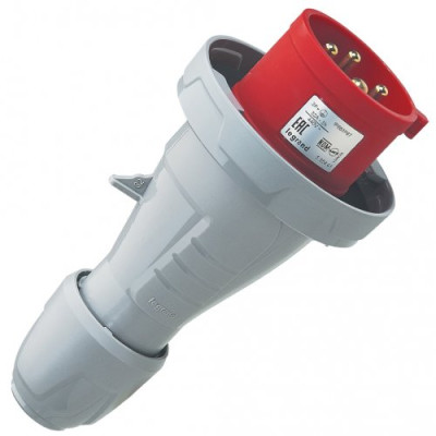 Вилка мобильная 32А 3К+З 440V IP67  P17 Tempra Pro