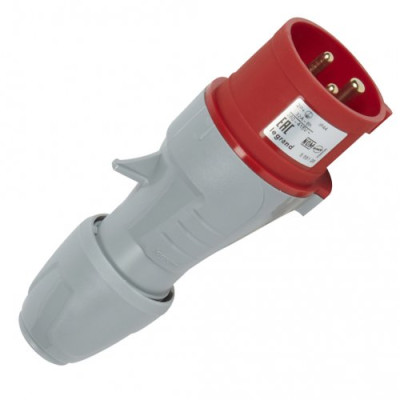 Вилка прямая 32A 2К+З 415В IP44  P17 Tempra Pro