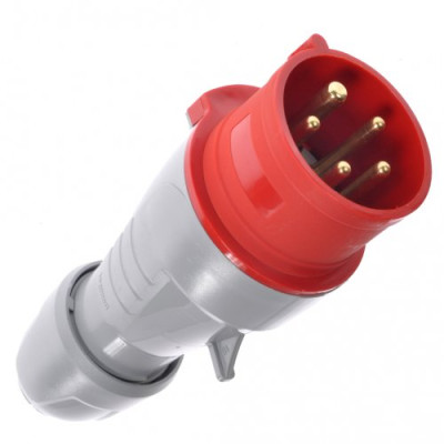 Вилка прямая 32A 3К+Н+З 415В IP44  P17 Tempra Pro