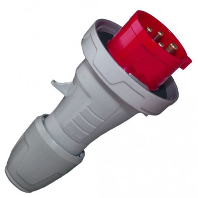 Вилка прямая 32A 3К+З 415В IP67  P17 Tempra Pro