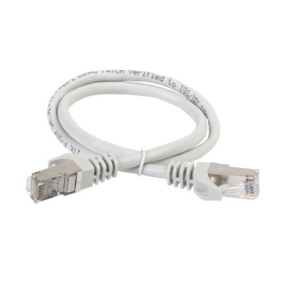 ITK Комутаційний шнур (патч-корд), кат.5Е FTP, LSZH, 2м, сірий