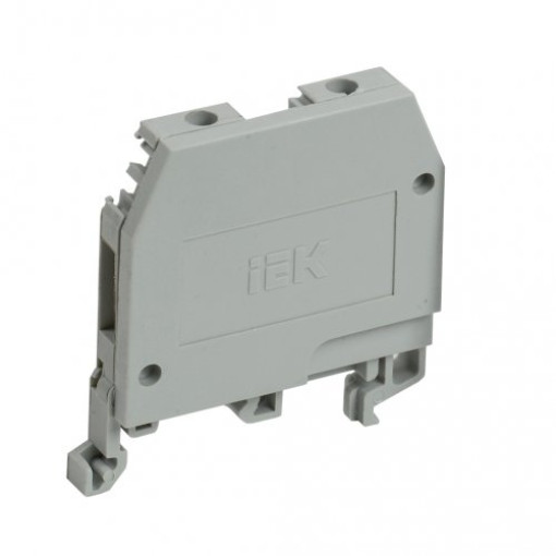 Клема набірна ЗНИ-2,5мм² (JXB24А) сірий (без маркера) IEK, YZN10-002-K03