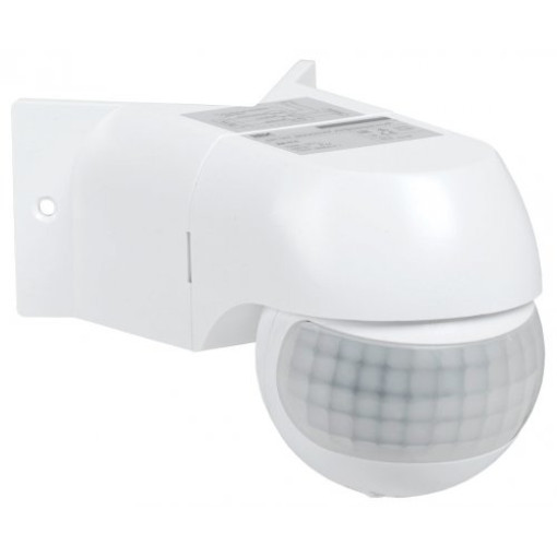 Датчик движения ДД 016 800Вт, 180°, 12м, IP44 IEK белый