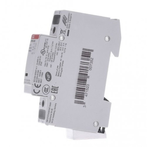 Контактор Abb ESB20-02N-06, 20А, 2НЗ,230V АС/DC