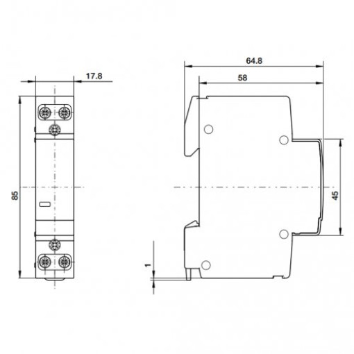 Контактор Abb ESB20-11N-06, 20А, 1НО+1НЗ, 230V АС/DC