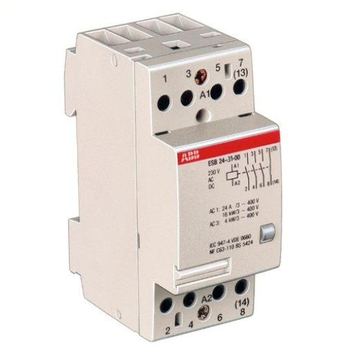 Контактор модульный — «Abb ESB24-31» 24 Ампера / 230V~ — 3Н.О+1Н.З
