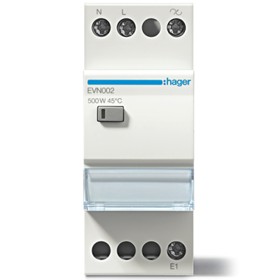 Универсальный светорегулятор с дистанционным управлением 500 Ватт, din-рейка 2-модуля, EVN002 Hager