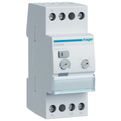 Универсальный светорегулятор с дистанционным управлением «Комфорт» 500 Ватт, din-рейка 2-модуля, EVN004 Hager