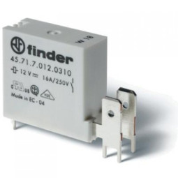 Реле 1НО 6VDC 16A ПМ/Faston Finder 457170060310