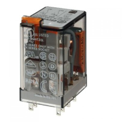 Реле 2ПК 230V АС 10А Finder 553282300040