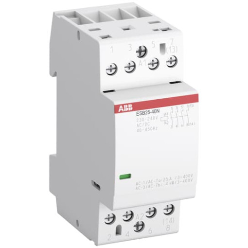 Контактор Abb ESB25-20N-06, 25А, 2НВ, 230V АС/DC