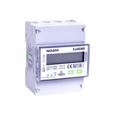 Noark 107296 Счетчики электроэнергииї Ex9EMS 3P 4M 100A MB 2T