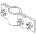 З`єднувач OBO Bettermann (5001404) Rd8-10 до шпильці заземлення OMEX D = 20мм FT FT (40-60 мкм)