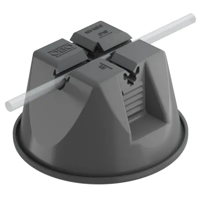 Держатель проводника для плоской крыши OBO Bettermann 165 MBG-8 из полиамида 5218691