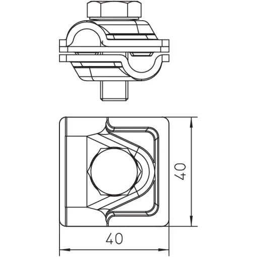 З`єднувач OBO Bettermann (5311410) Vario 249 43744 ST FT (40-60 мкм)