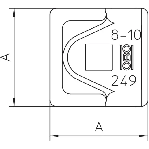 З`єднувач OBO Bettermann (5311503) Vario 249 43746 ST-OT FT (40-60 мкм)